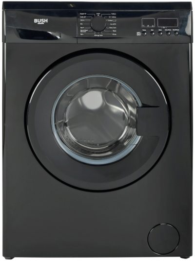 Bush WMDF714B 7KG 1400 Spin Washing Machine - Black.